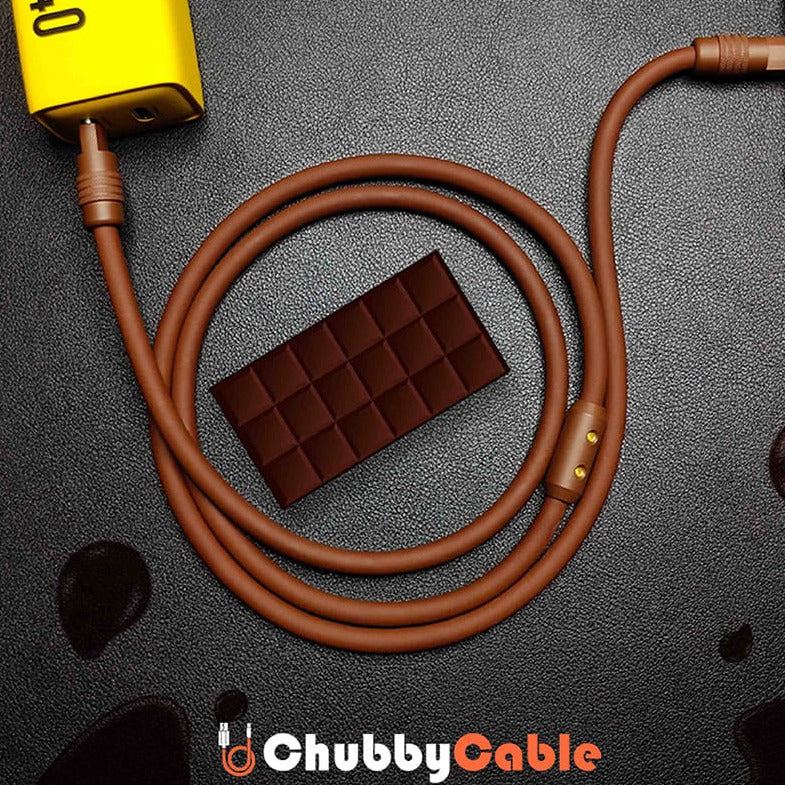 "Cocoa Chubby" Chocolate Delight Silicone Charge Cable