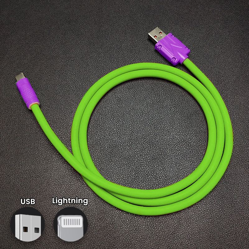 "Color Block Chubby" 120W Fast Charging Cable