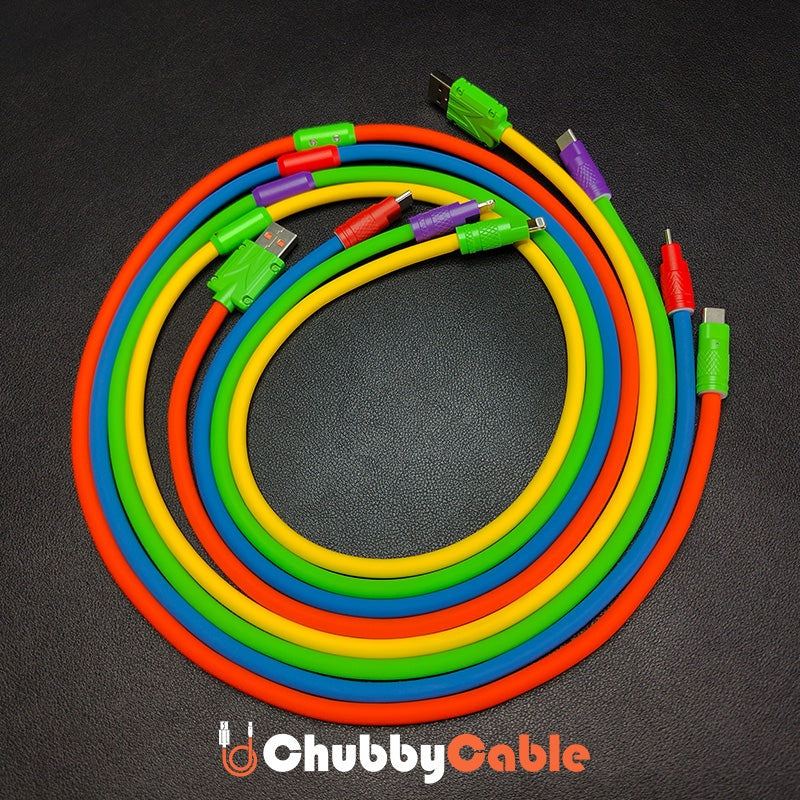 "Color Block Chubby" 120W Fast Charging Cable