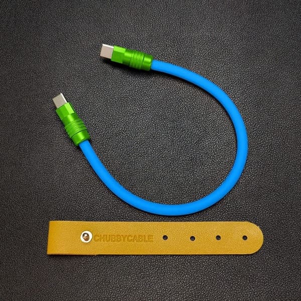 "Color Block Chubby" Power Bank Friendly Cable