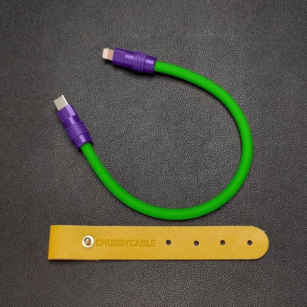 "Color Block Chubby" Power Bank Friendly Cable