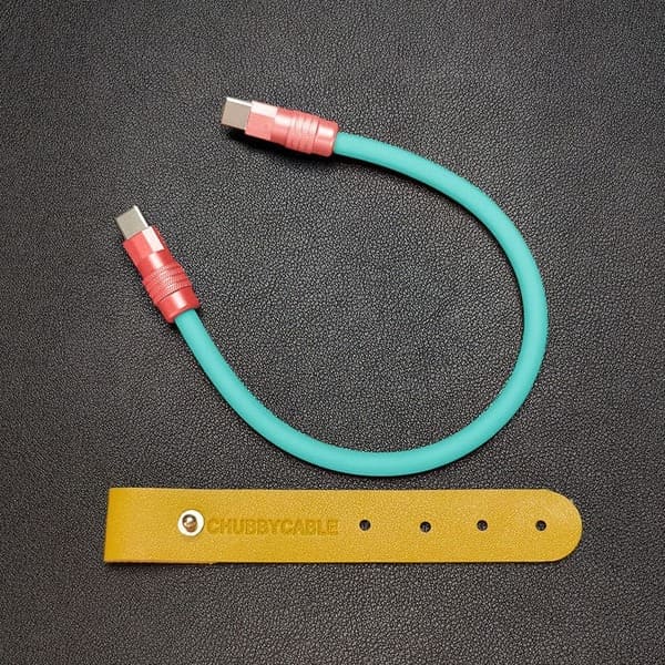 "Color Block Chubby" Power Bank Friendly Cable