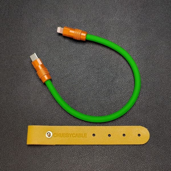 "Color Block Chubby" Power Bank Friendly Cable