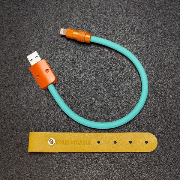 "Color Block Chubby" Power Bank Friendly Cable