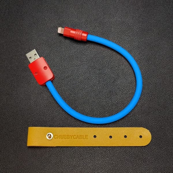 "Color Block Chubby" Power Bank Friendly Cable