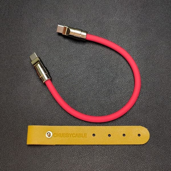 "Color Block Chubby" Power Bank Friendly Cable