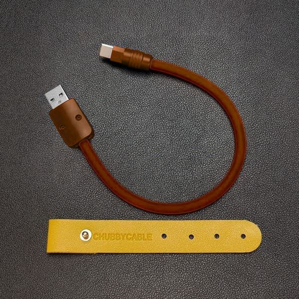 "Color Block Chubby" Power Bank Friendly Cable