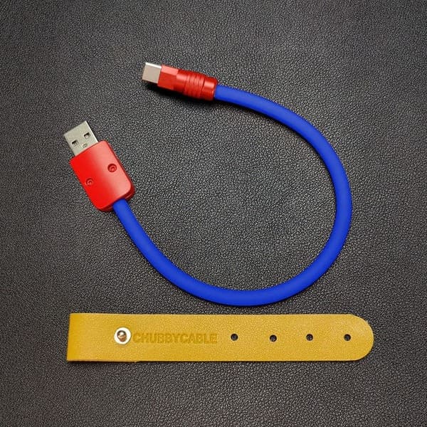 "Color Block Chubby" Power Bank Friendly Cable