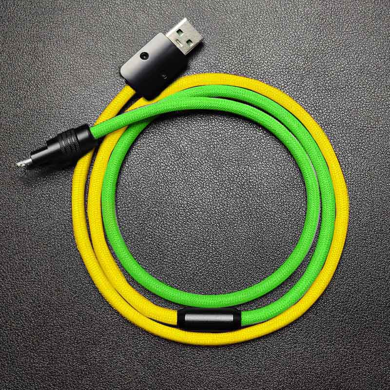 "ColorWeave Chubby" Vibrant Dual-Tone 100W Fast Charge Cable