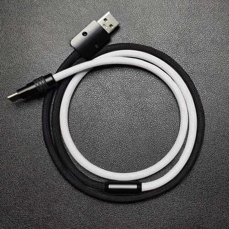 "ColorWeave Chubby" Vibrant Dual-Tone 100W Fast Charge Cable