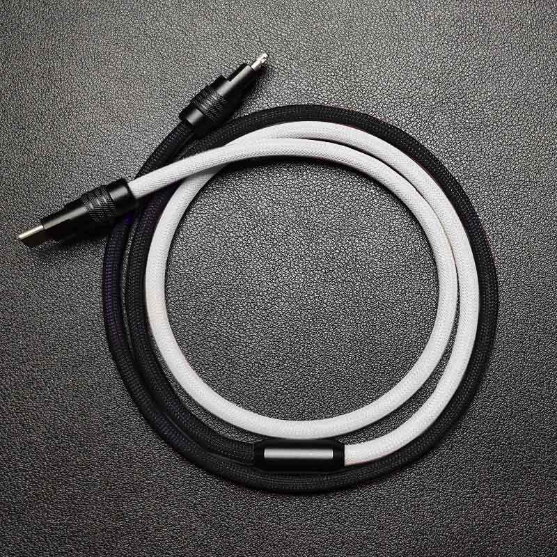 "ColorWeave Chubby" Vibrant Dual-Tone 100W Fast Charge Cable