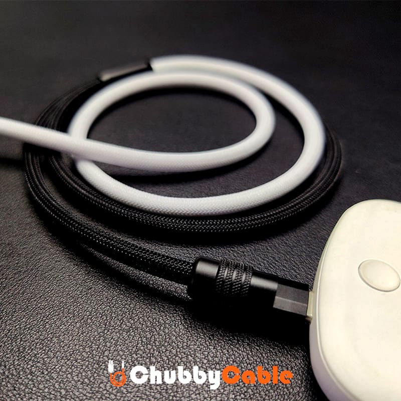 "ColorWeave Chubby" Vibrant Dual-Tone 100W Fast Charge Cable - More Colors