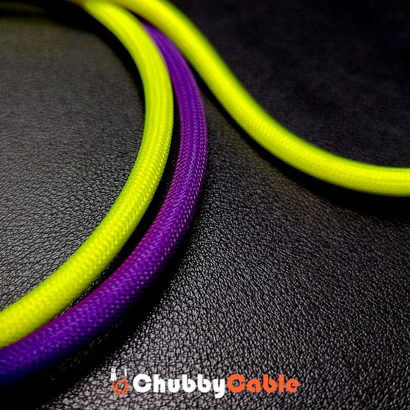 "ColorWeave Chubby" Vibrant Dual-Tone 100W Fast Charge Cable - More Colors