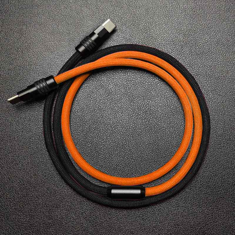 "ColorWeave Chubby" Vibrant Dual-Tone 100W Fast Charge Cable - More Colors