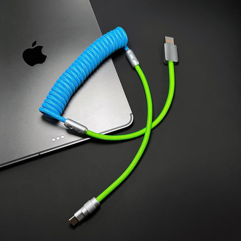 "Colorblock Chubby" Spring Charge Cable