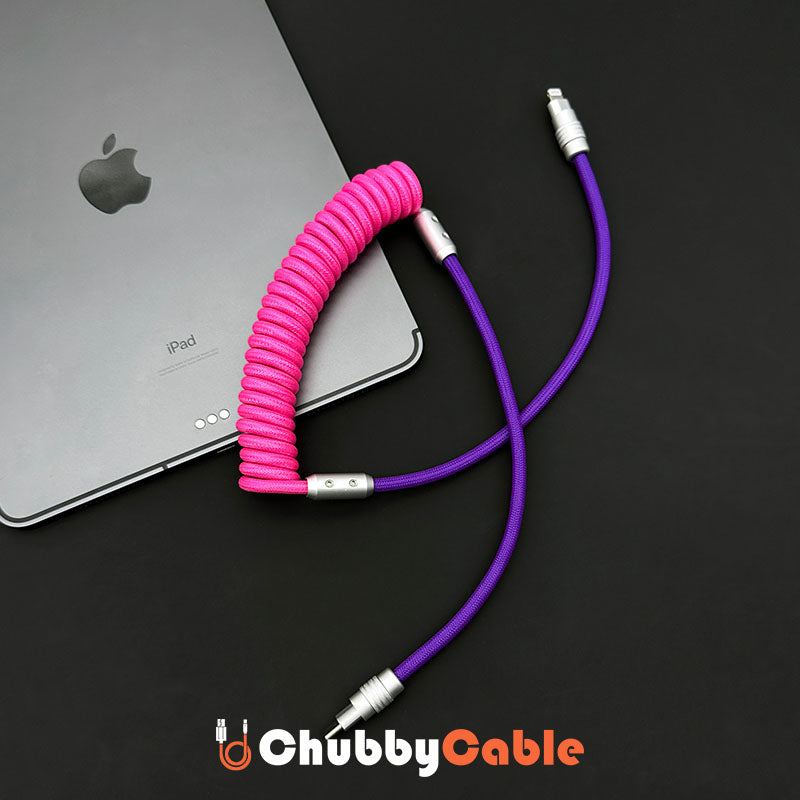 "Colorblock Chubby" Spring Charge Cable