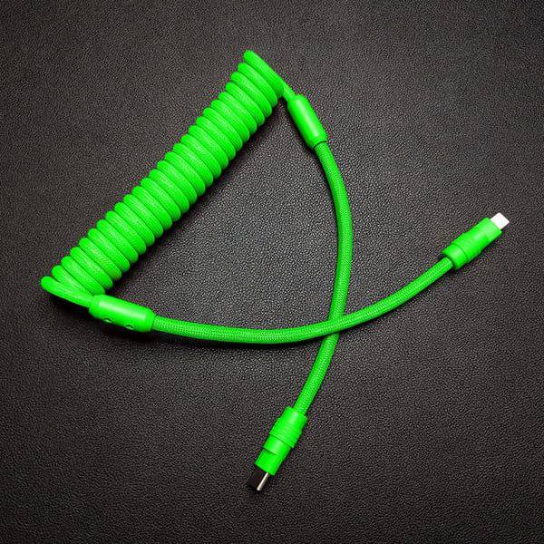 "Curly Chubby" New Spring Charge Cable