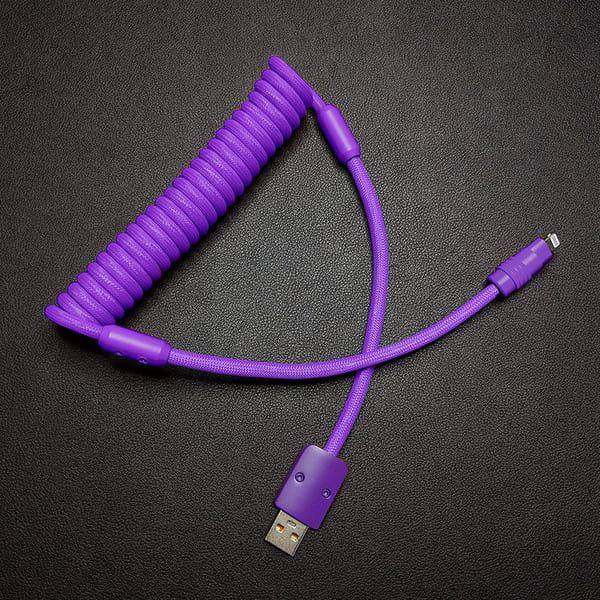 "Curly Chubby" New Spring Charge Cable