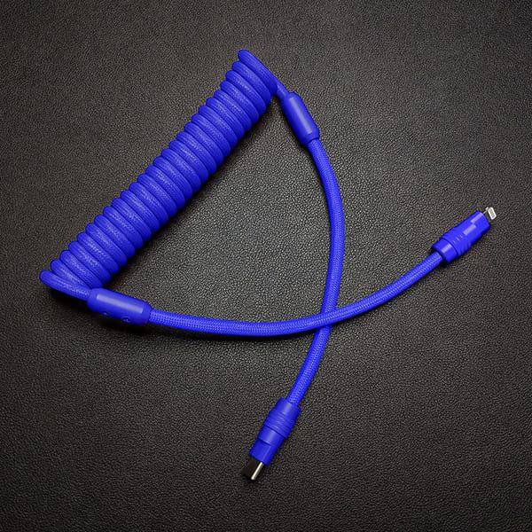 "Curly Chubby" New Spring Charge Cable