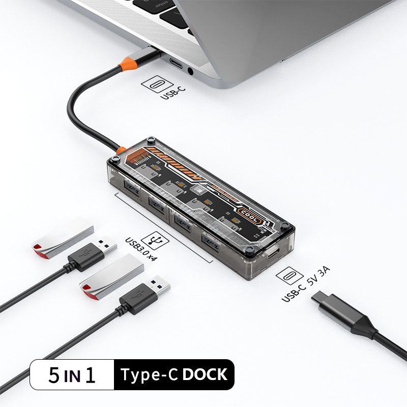 "Cyber" 5-in-1 Usb 3.0 Multifunction Hub HDMI Dock