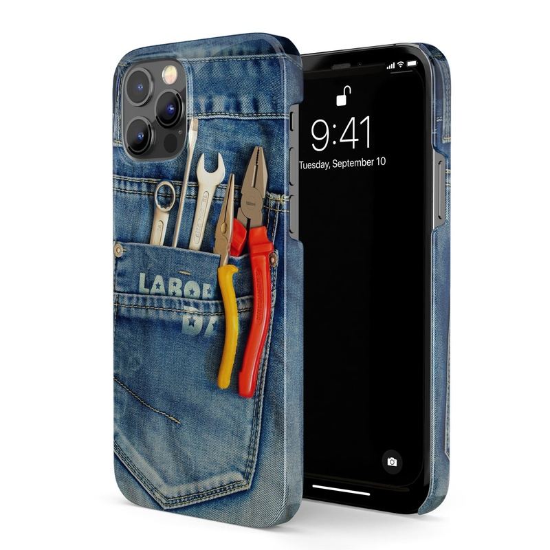 Denim Creative Hard Matte Phone Case