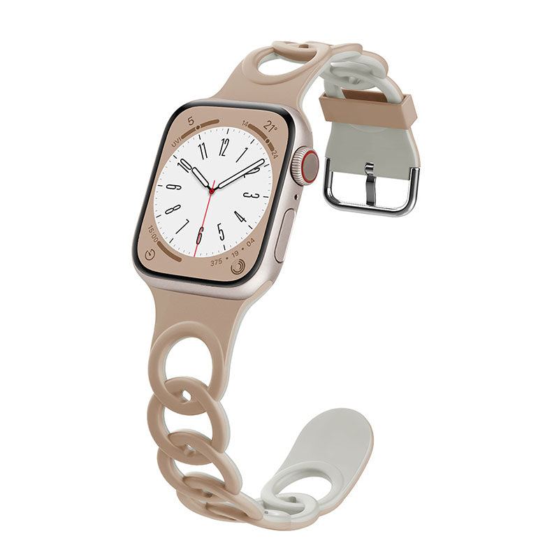 "Donut" Hollow Heat Dissipation Silicone Band For Apple Watch