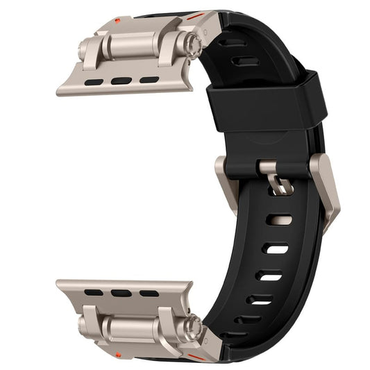 Fluoroelastomer Band with Titanium Connector for Apple Watch
