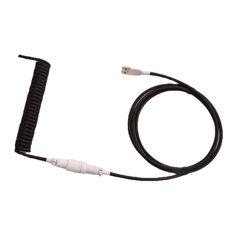 "Chubby" USB To Type C Spring Keyboard Cable