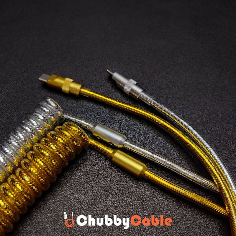 "Glitter Chubby" Handmade Spring Cable