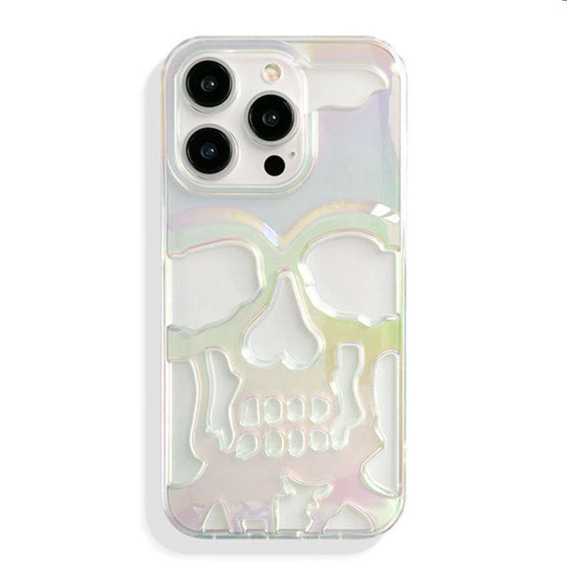 "Halloween & Dark Punk" Skull Colorful Heat Dissipation iPhone Case