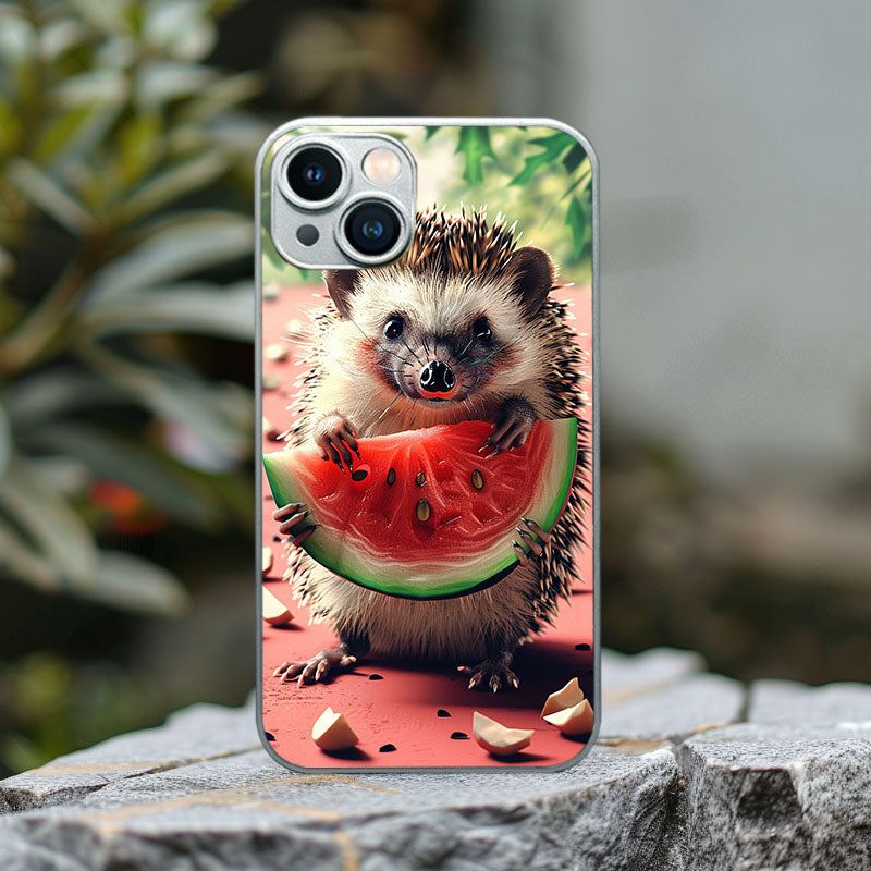 "HedgeNutGroundbreaker" Special Designed Glass Material iPhone Case