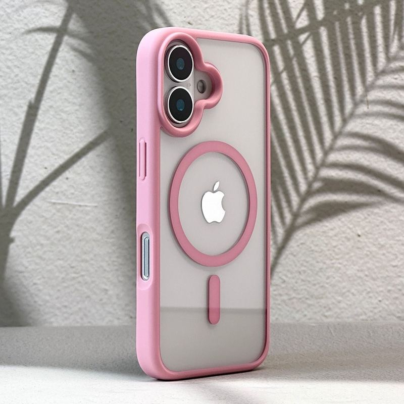 High-Transparency Magnetic Acrylic Phone Case for iPhone 16