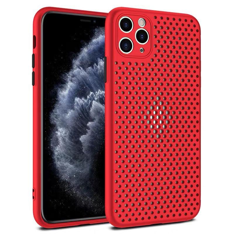 Honeycomb Hollow Heat Dissipation Soft Case For iphone