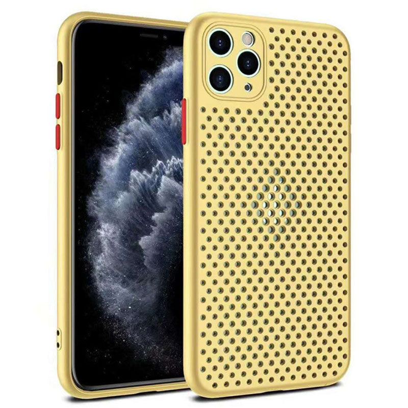 Honeycomb Hollow Heat Dissipation Soft Case For iphone