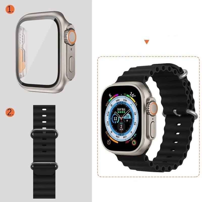 "Instant Ultra Transformation" All-inclusive Protection For Apple Watch - Protective Case & Strap