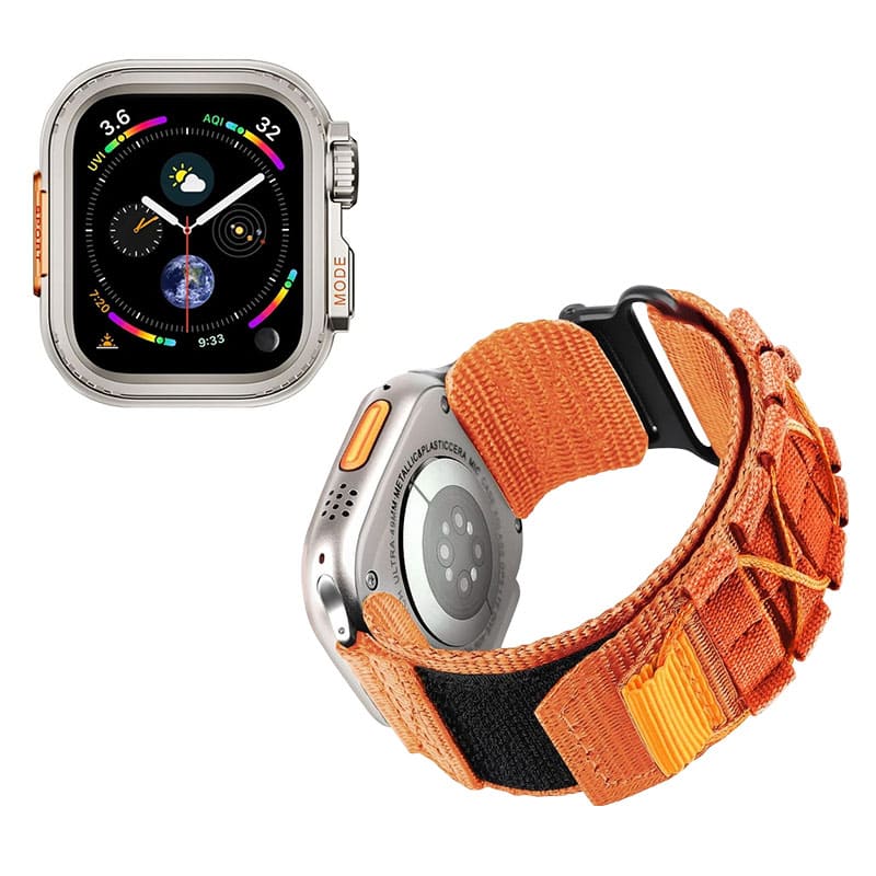 "Instant Ultra Transformation" One-Piece Alloy Bezel Case for Apple Watch