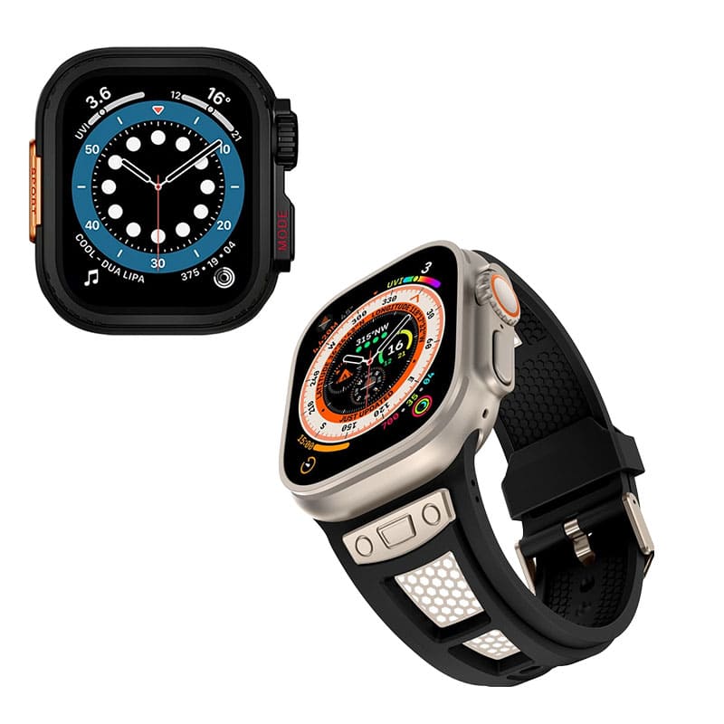 "Instant Ultra Transformation" One-Piece Alloy Bezel Case for Apple Watch