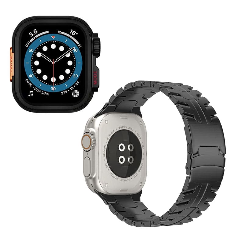 "Instant Ultra Transformation" One-Piece Alloy Bezel Case for Apple Watch