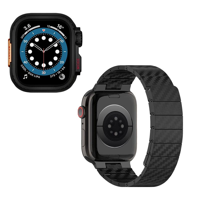 "Instant Ultra Transformation" One-Piece Alloy Bezel Case for Apple Watch