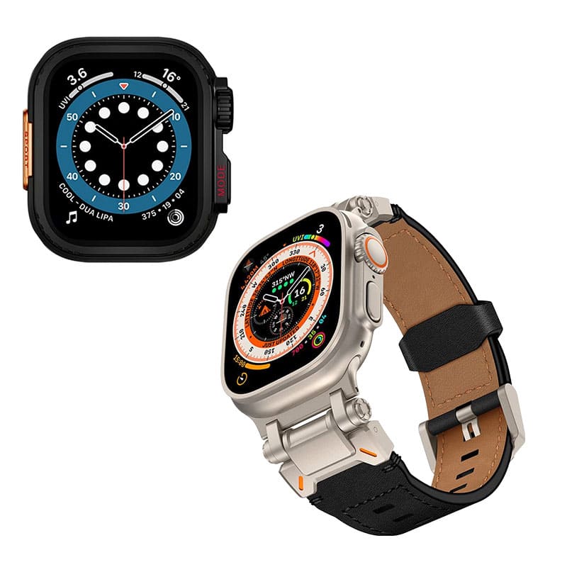 "Instant Ultra Transformation" One-Piece Alloy Bezel Case for Apple Watch