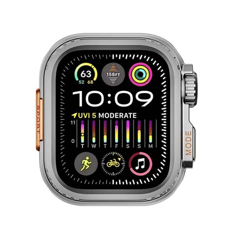 "Instant Ultra Transformation" One-Piece Alloy Bezel Case for Apple Watch