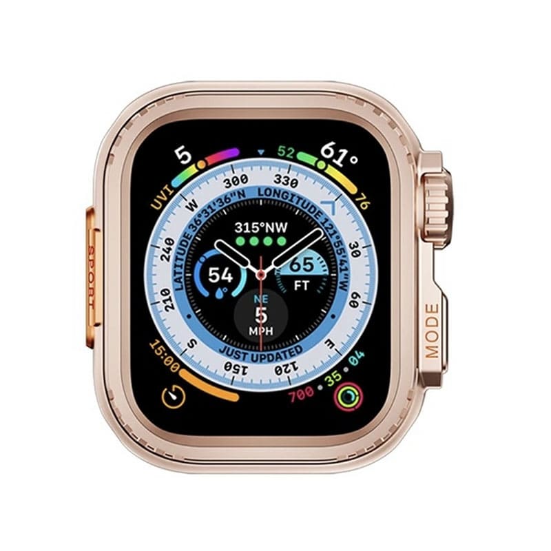 "Instant Ultra Transformation" One-Piece Alloy Bezel Case for Apple Watch