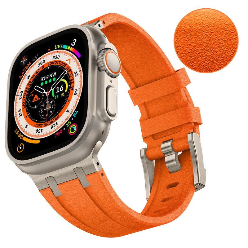 Luxury Liquid Silicone Band For Apple Watch