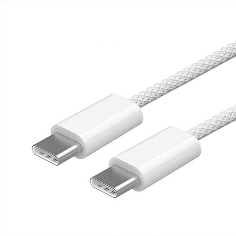 Macaron Braided Fast Charging Cable For iPhone 15