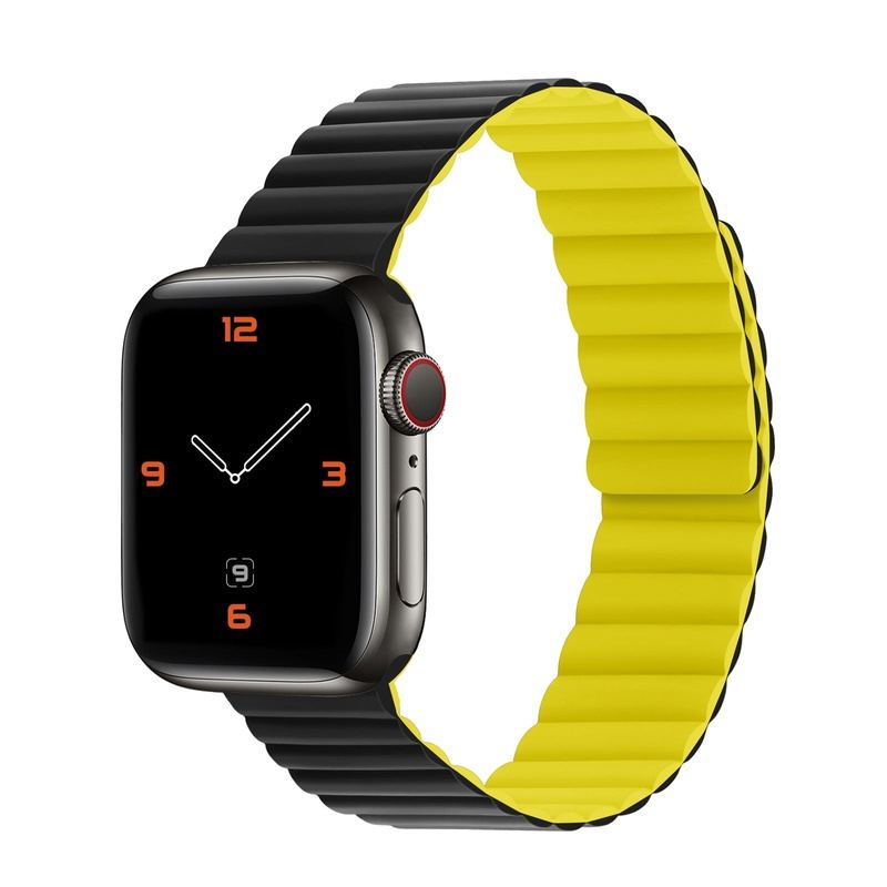 "Magnetic Band" Contrast Waterproof Silicone Loop For Apple Watch