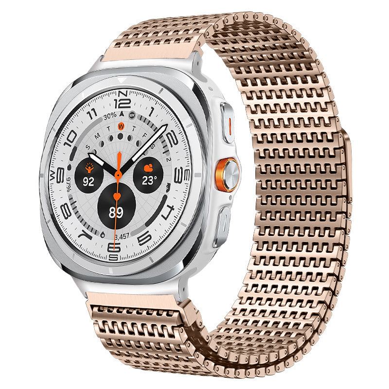 Magnetic Buckle Steel Strap Band for Galaxy Watch Ultra