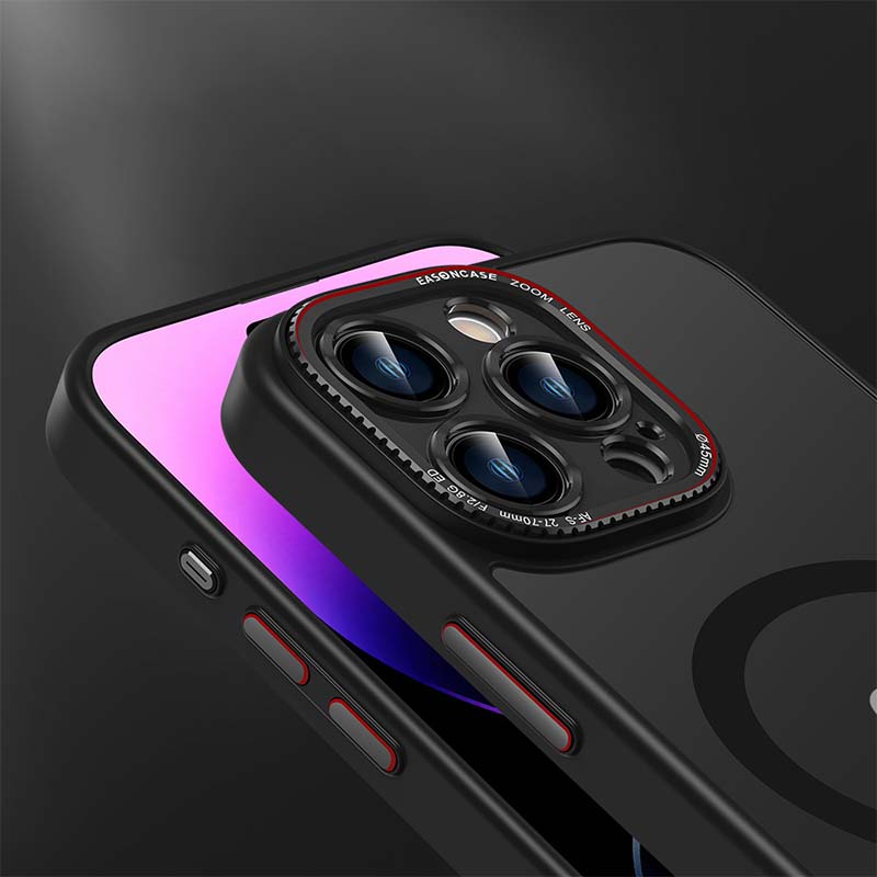 Magnetic Matte Full-Coverage Case for iPhone 16