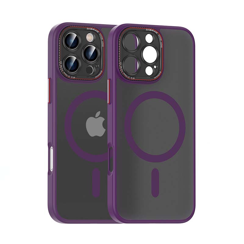 Magnetic Matte Full-Coverage Case for iPhone 16