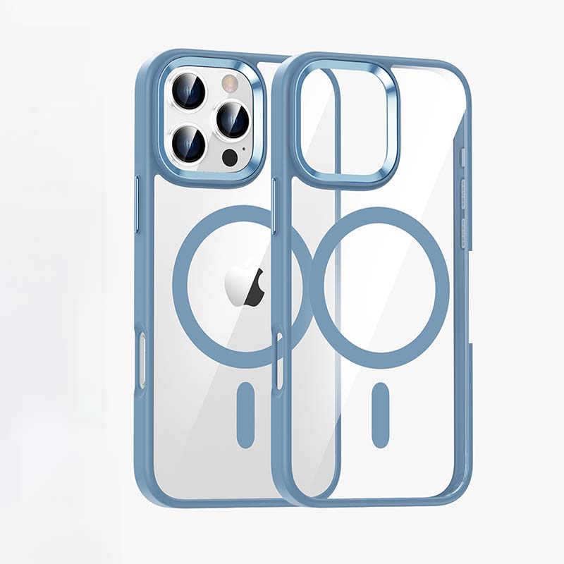 Magnetic Shockproof Transparent Case for iPhone