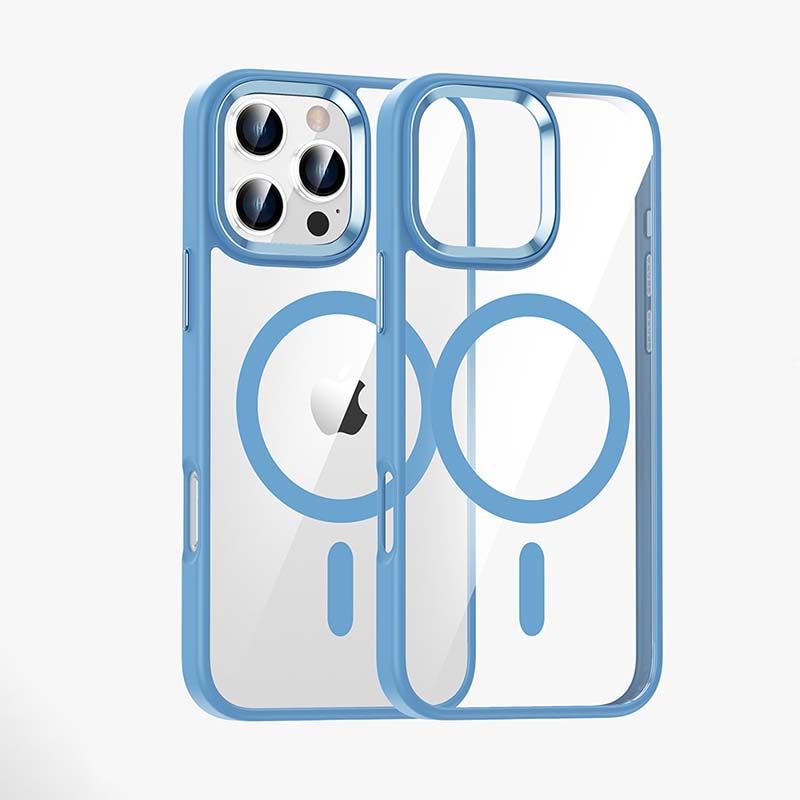 Magnetic Shockproof Transparent Case for iPhone